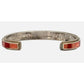 VTG Navajo Angel Skin Coral Cuff Bracelet Sterling Silver R. Begay