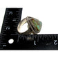 Navajo Number 8 Turquoise Ring Adjustable Size Sterling Silver S. Skeets