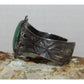 Old Pawn Navajo Cerrillos Turquoise Cuff Bracelet Ingot Sterling Silver Native 47g