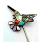 Old Pawn Zuni Hummingbird Hat Pin Sterling Silver Lapel Pin