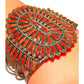 Old Pawn Navajo Coral Cluster Cuff Bracelet Sterling Silver Lavell Byjoe