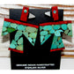 Kewa Santo Domingo Thunderbird Earrings Turquoise Coral D. Crespin