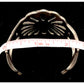 Early Navajo Sterling Silver Sand Cast Cuff Bracelet Vintage