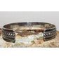 Vintage Taxco Mexican Silver Cuff Bracelet