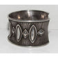 Vintage Navajo Statement Cuff Bracelet Mark Yazzie 53G Sterling Silver Signed