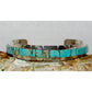 Navajo Number 8 Turquoise Inlay Cuff Bracelet Steve Francisco