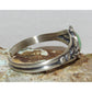 Navajo Royston Turquoise Stacker Cuff Sterling Hand Etched Bracelet B. Platero