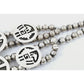 Vintage Hopi Sterling Silver Overlay Storytelling Medallion Necklace