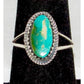 Small Navajo Royston Turquoise Ring Sz 7 Sterling Silver A. Johnson