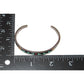 Vintage Zuni Turquoise Multi Stone Inlay Stacker Cuff Bracelet Sterling Singed