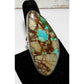 Massive Navajo Boulder Royston Turquoise Statement Ring Sz 9 Will Denetdale