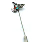 Old Pawn Zuni Hummingbird Hat Pin Sterling Silver Lapel Pin