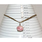Vintage Southwestern Liquid Silver Necklace with Pink Rhodochrosite Pendant