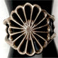 Early Navajo Sterling Silver Sand Cast Cuff Bracelet Vintage