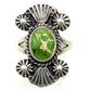 Navajo Royston Turquoise Ring Size 8 Sterling Silver