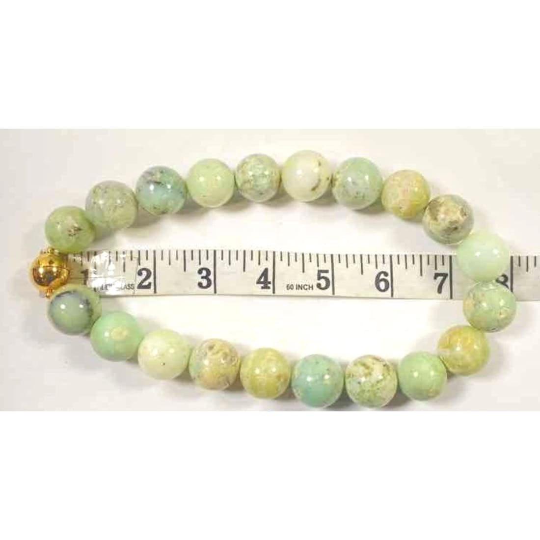 Southwestern Natural Chrysoprase Bead Statement Choker Necklace
