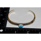 Navajo Golden Hills Turquoise Stacker Cuff Sterling Silver B. Short
