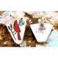 Vintage Zuni Inlay Cardinal Post Earrings Sterling Silver S C Edaakie