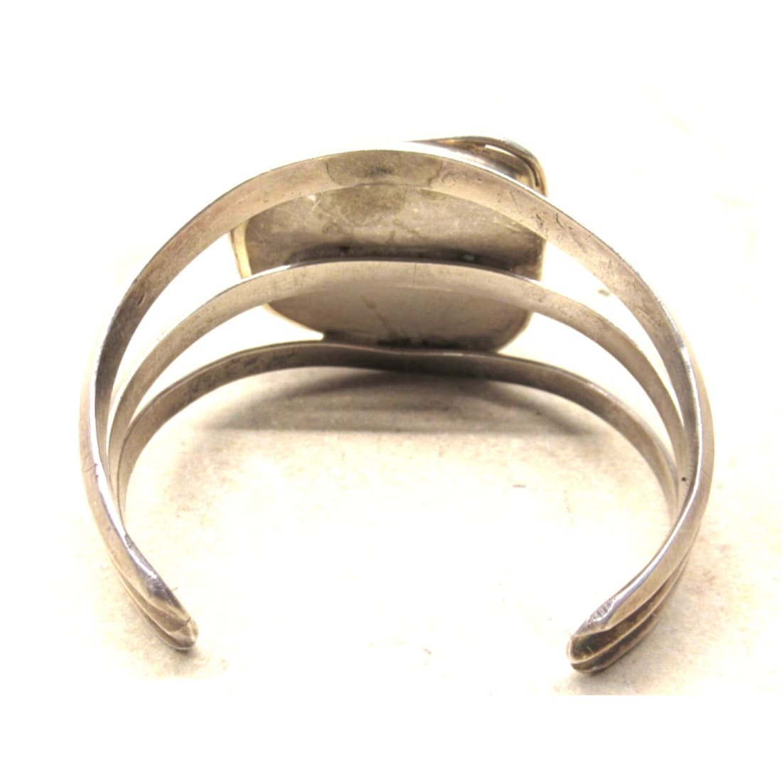 Vintage Navajo Turquoise Cuff Bracelet Sterling Silver Native American