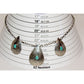 Navajo Turquoise Concho Necklace Verde Jake Sterling Silver
