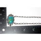 Navajo Royston Turquoise Bar Necklace Sterling Native American Signed