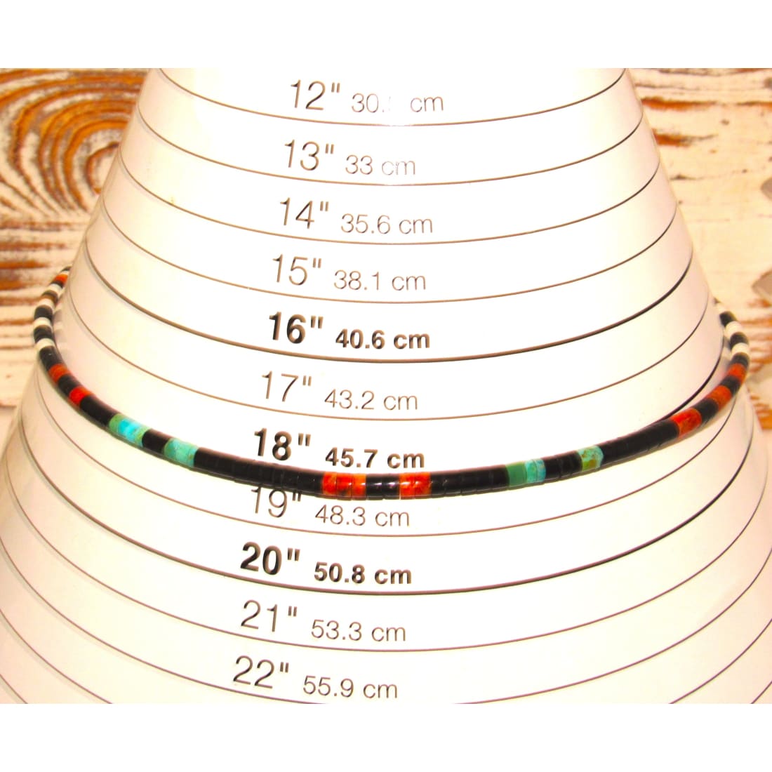 Navajo Rolled Jet,Turquoise Coral Heishi Choker Necklace Native American 18"L