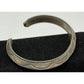 Old Pawn Navajo Carinated Ingot Cuff Bracelet Sterling Silver Native American
