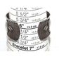 Vintage Navajo Statement Cuff Bracelet Mark Yazzie 53G Sterling Silver Signed