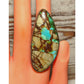 Massive Navajo Boulder Royston Turquoise Statement Ring Sz 9 Will Denetdale