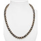 Vintage Navajo Pearls Necklace Sterling Silver 20"