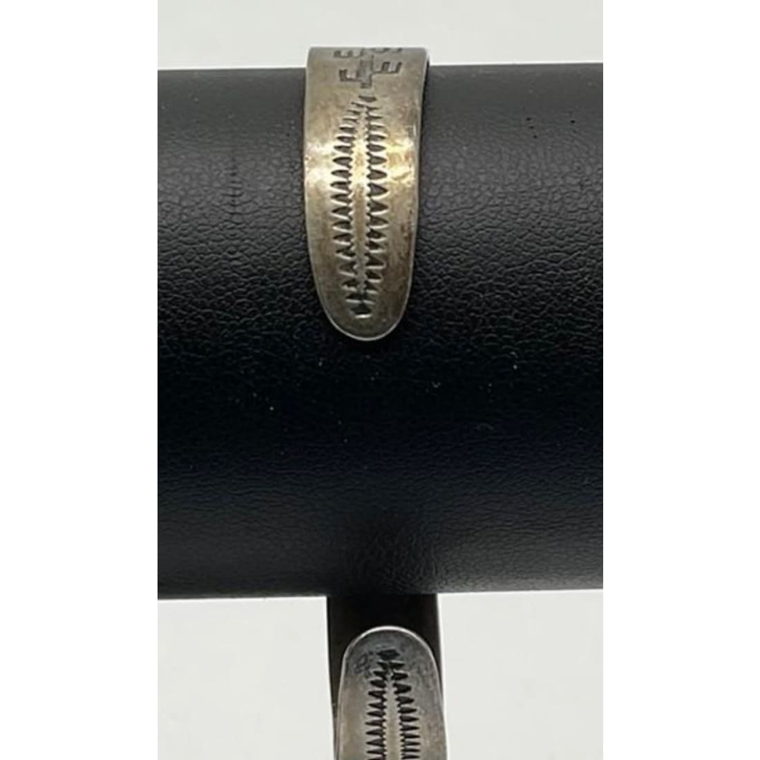 Vintage Fred Harvey Era Navajo Sterling Silver Thunderbird Cuff Bracelet