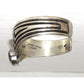 Navajo Sterling Silver Mystic Topaz Native American Cuff Bracelet C. Johnson