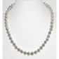Handmade Navajo Pearls Necklace Sterling Silver 10mm Saucer Beads 20"L G Benally