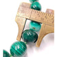 Vintage Southwestern Malachite Beaded Necklace 18"