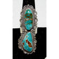 Massive Navajo Royston Turquoise Statement Ring Sz 10 Sterling Silver