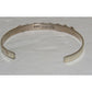 Navajo Red Orange Spiny Cuff Bracelet Sterling Silver S. Yazzie & G. Parker