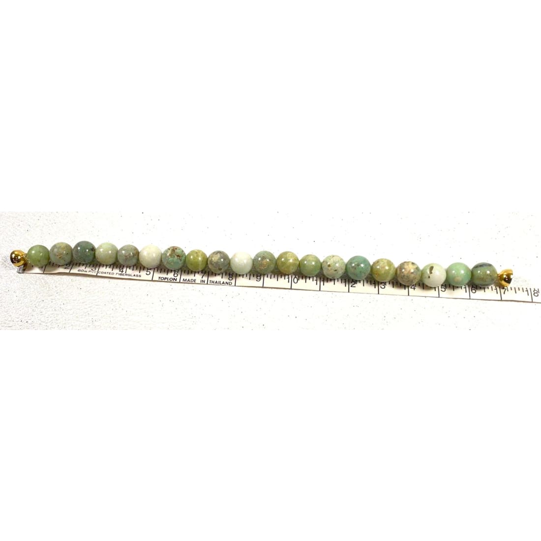 Southwestern Natural Chrysoprase Bead Statement Choker Necklace