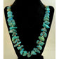 Old Pawn Navajo Turquoise Nugget & Melon Shell Heishi Bead Necklace