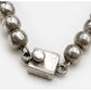 Vintage Mexico Taxco Sterling Silver Beads Necklace