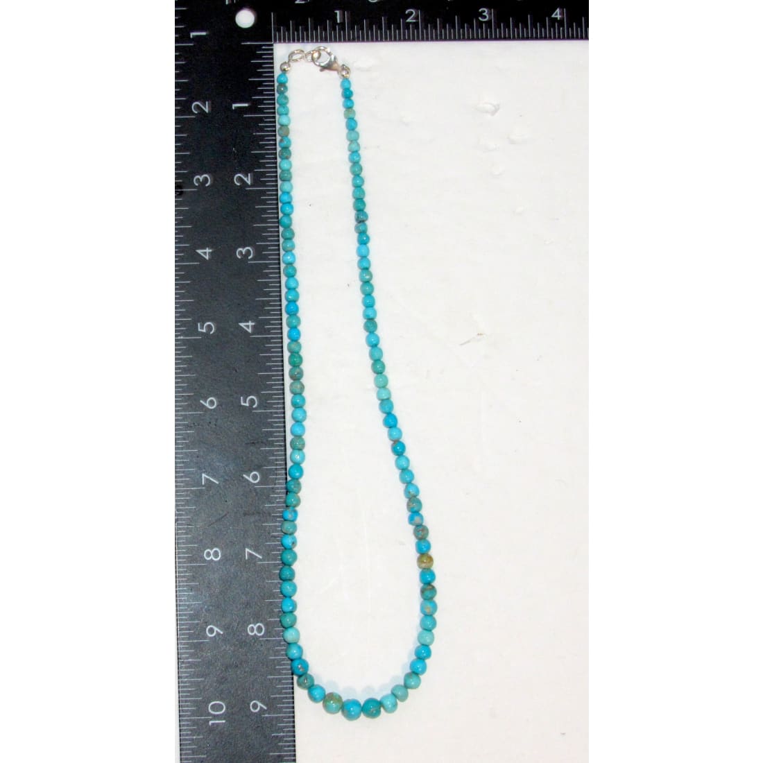 Navajo Blue Royston Turquoise Heishi Bead Necklace