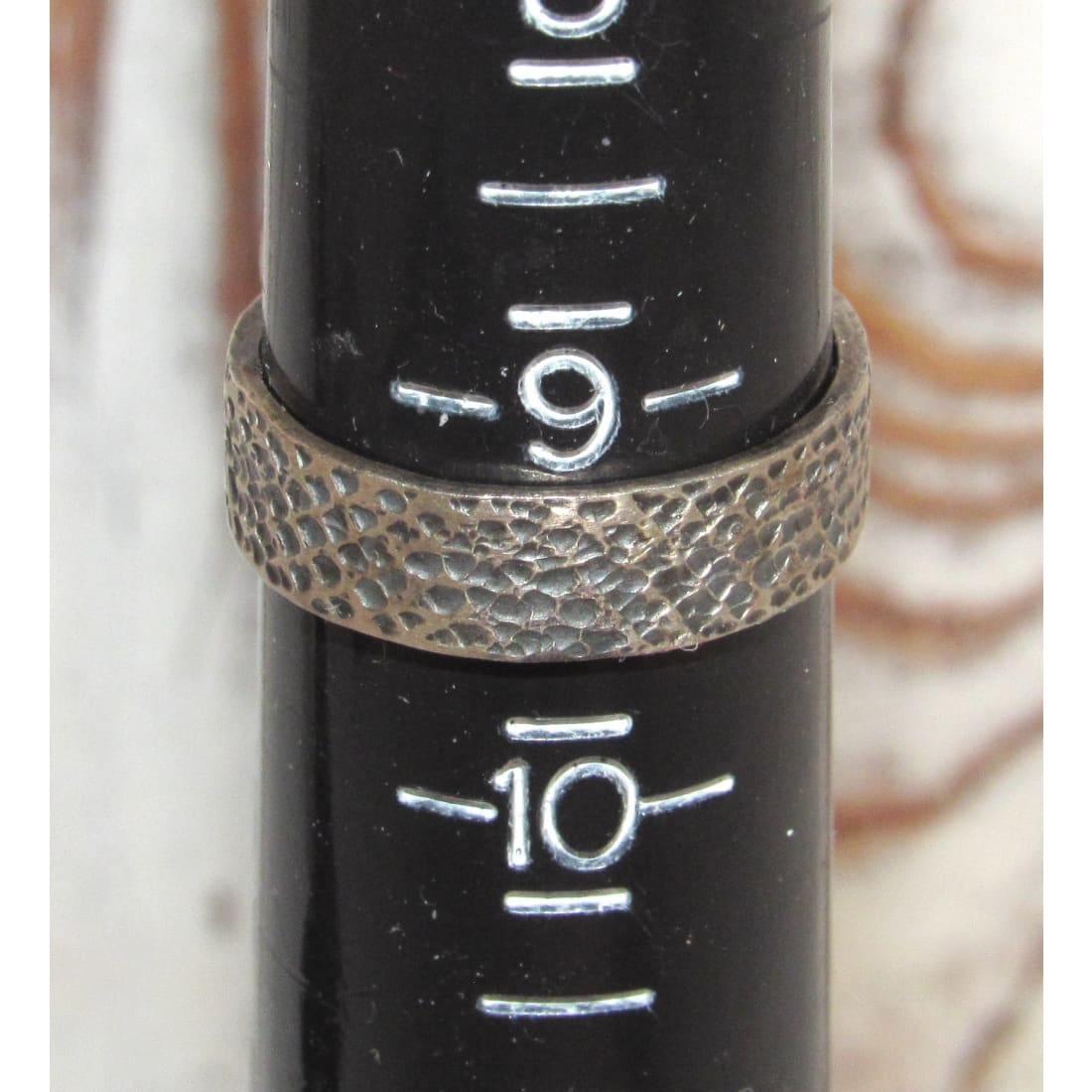 Navajo Morenci Turquoise Ring Sz 9.5 Sterling Silver Eli Skeets