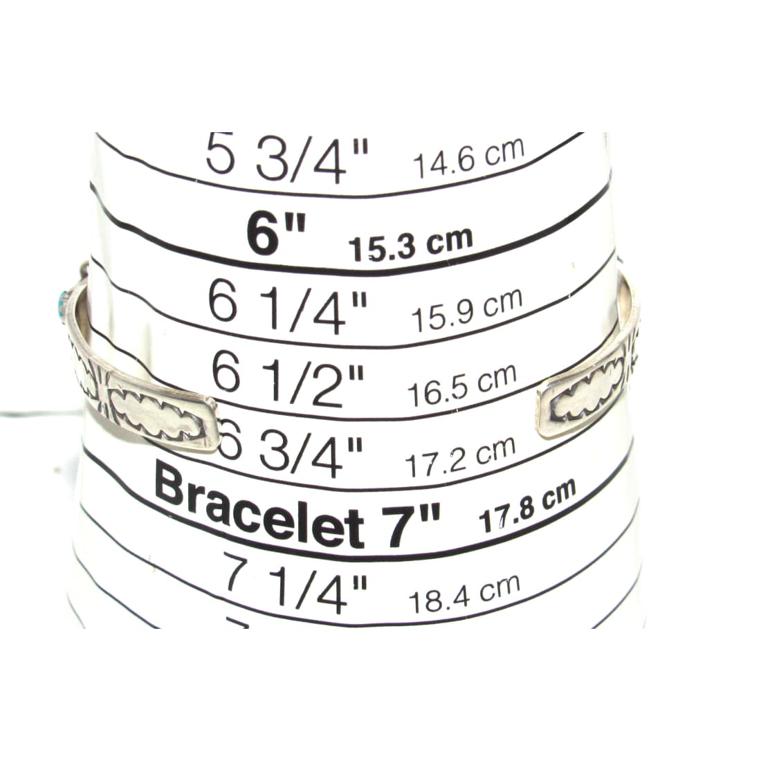 Navajo Kingman Turquoise Stacker Cuff Bracelet Sterling Silver