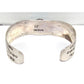 Vintage Navajo Ingot Cuff Bracelet Kingman Turquoise Sterling Silver Signed