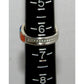 Navajo Orange Spiny Turquoise Cobble Inlay Ring Sz 6.5 Sterling Silver E. Yazzie