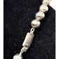 Vintage Mexican Taxco Sterling Silver Beaded Necklace