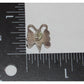 Vintage Zuni Inlay Butterfly Post Earrings Sterling Silver Native American