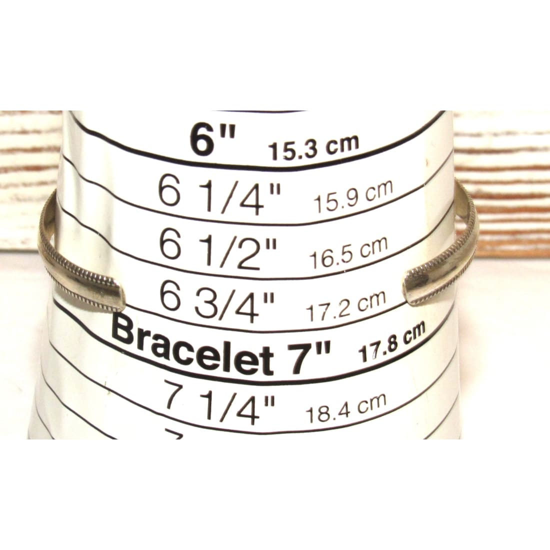 Navajo Sterling Silver Ingot Hand Stamped Stacker Cuff Bracelet Rob Cadman