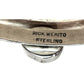 Vintage Navajo Kingman Turquoise Stacker Cuff Bracelet Sterling R Werito
