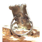 Navajo Kingman Turquoise Pyrite Matrix Ring Sz 6 Sterling Silver Selena Warner