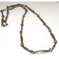 Vintage Navajo Pearls Necklace Melon & Saucer Beads Design Sterling Silver